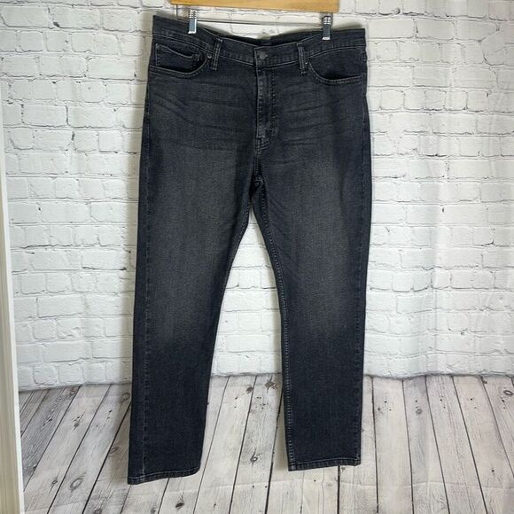 Levi’s 511 Mens Slim Fit  Gray Black Jeans Denim size W38 L30 38x30 - Picture 1 of 9